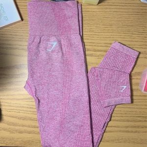 Gymshark Vital Seamless Pink Small Leggings